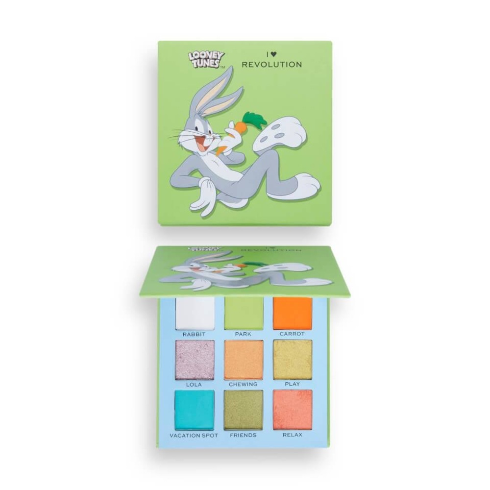 Looney Tunes Limited Edition 9 shade palette makeup revolution Bugs Bunny
